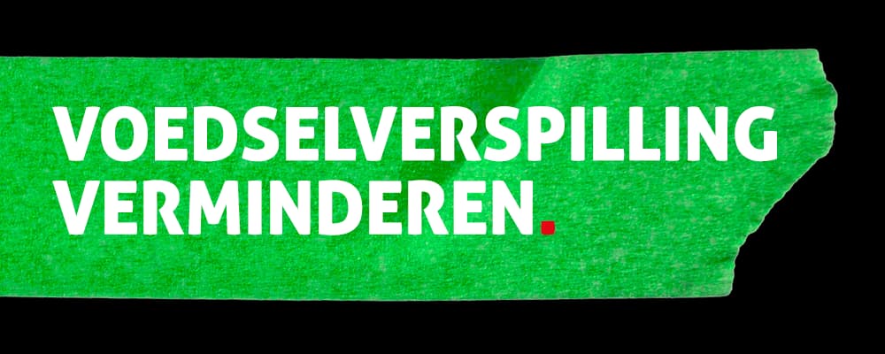 Duurzaamheid voedselverspilling verminderen