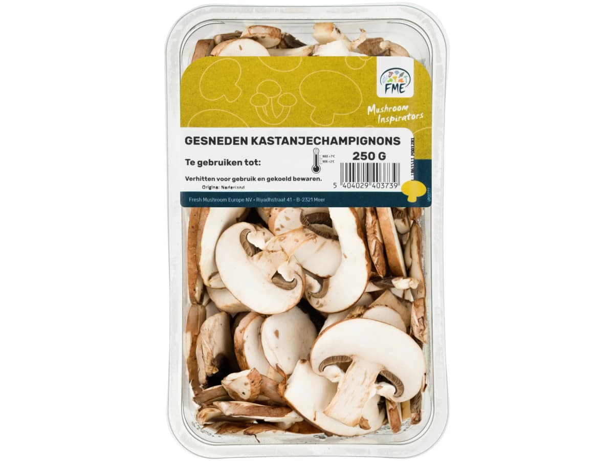Gesneden kastanje champignons Gesneden kastanje champignons