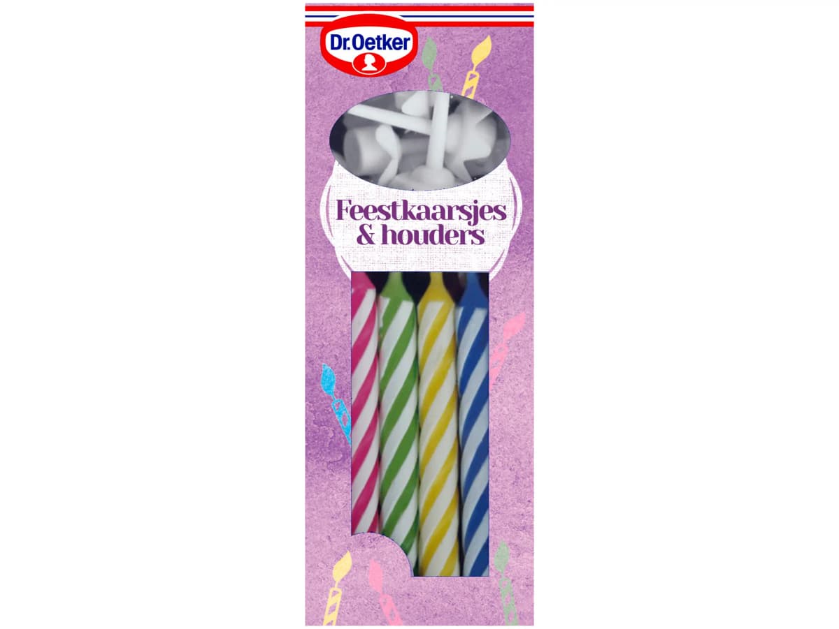 Feestkaarsjes & houders