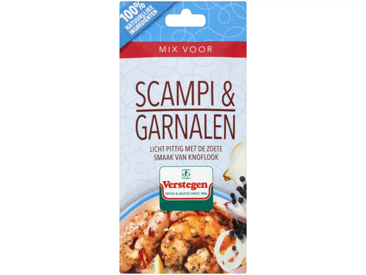 Kruidenmix voor scampi Kruidenmix voor scampi