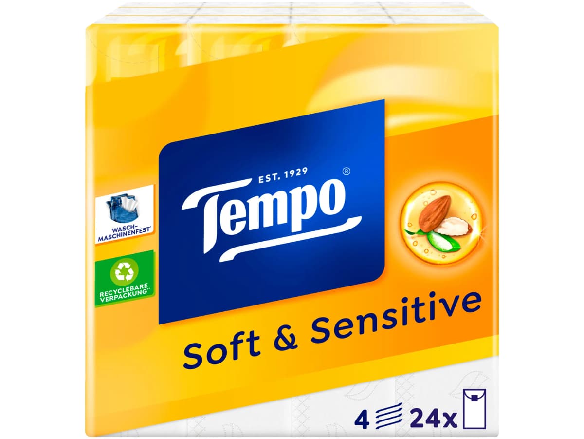 Zakdoekjes soft & sensitive