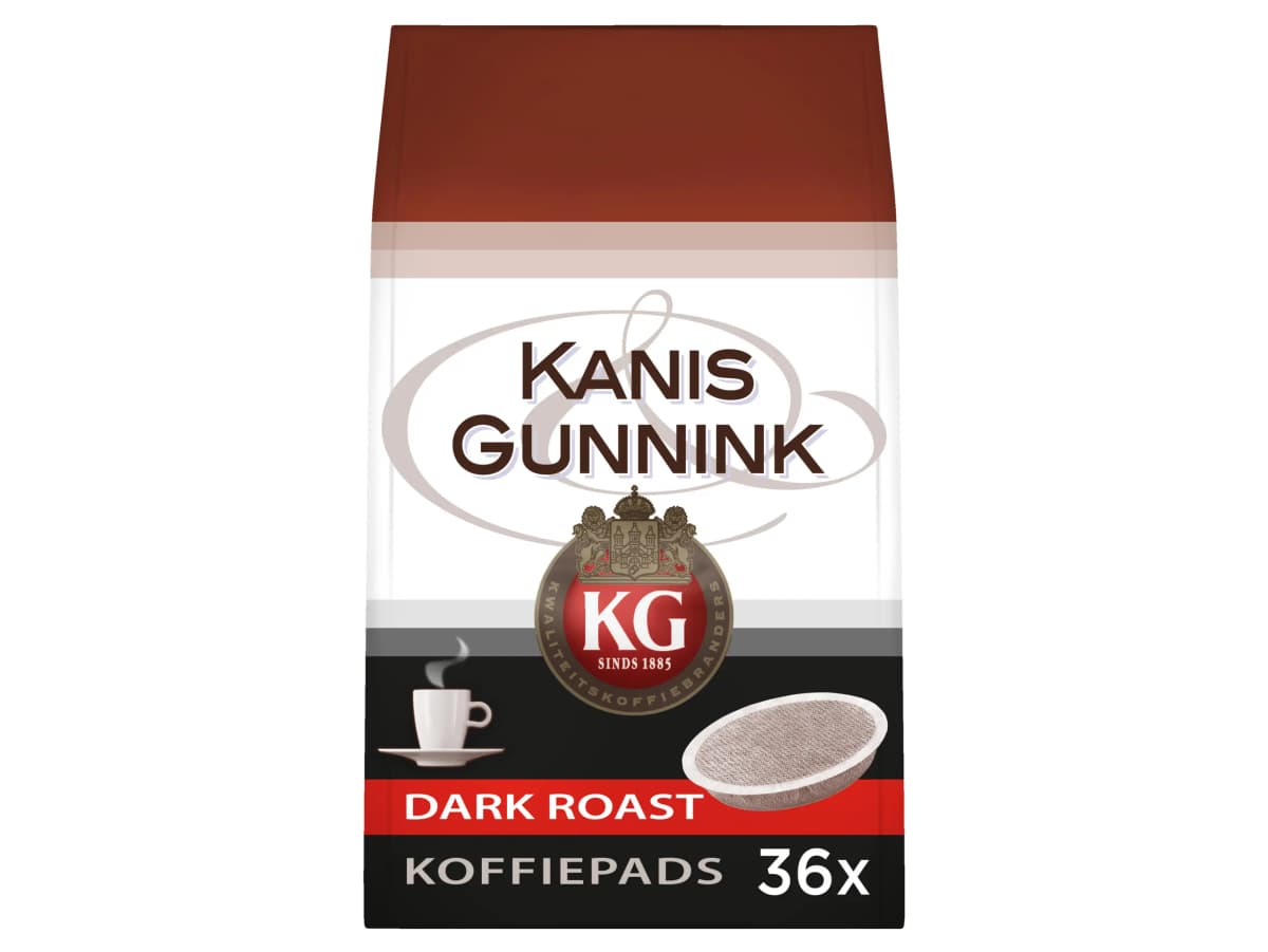 Dark roast koffiepads