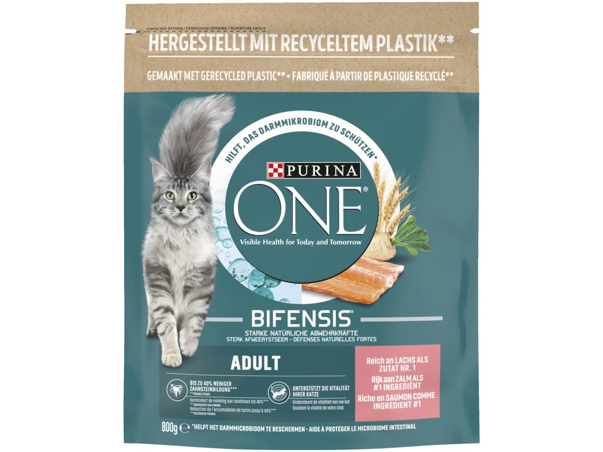 Adult kattenvoer rijk aan zalm