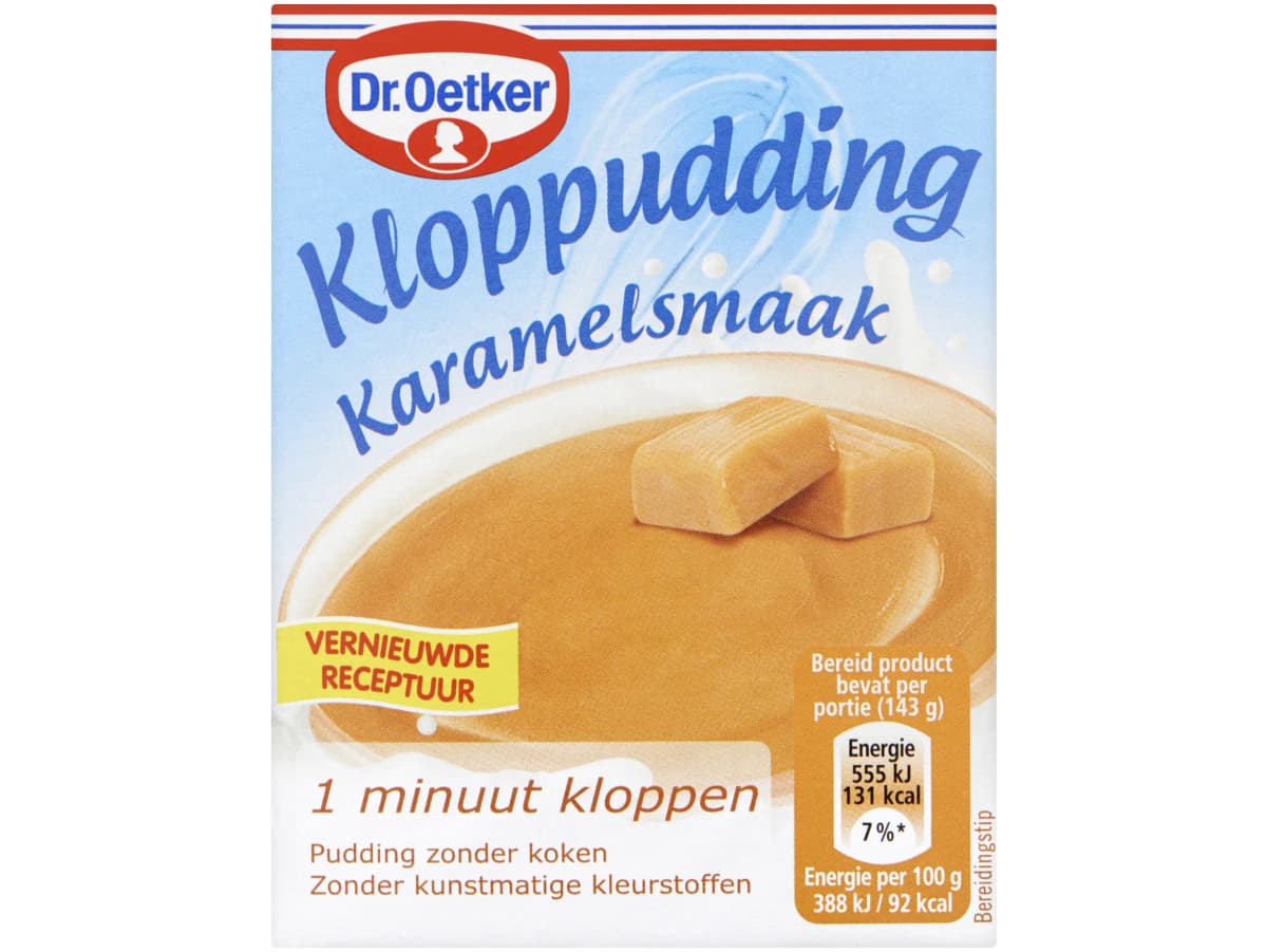 Kloppudding karamel