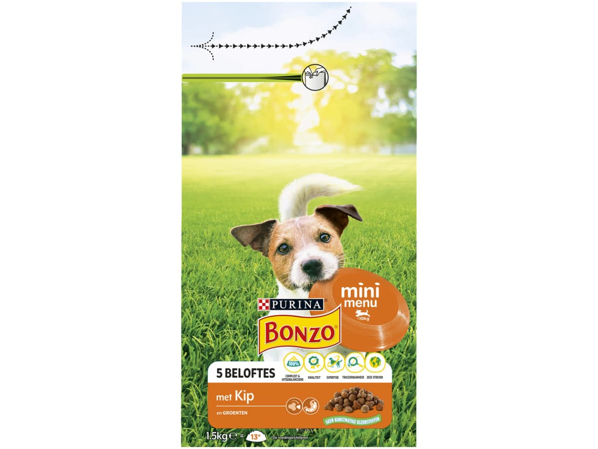 Mini Menu hondenvoer met kip & groente