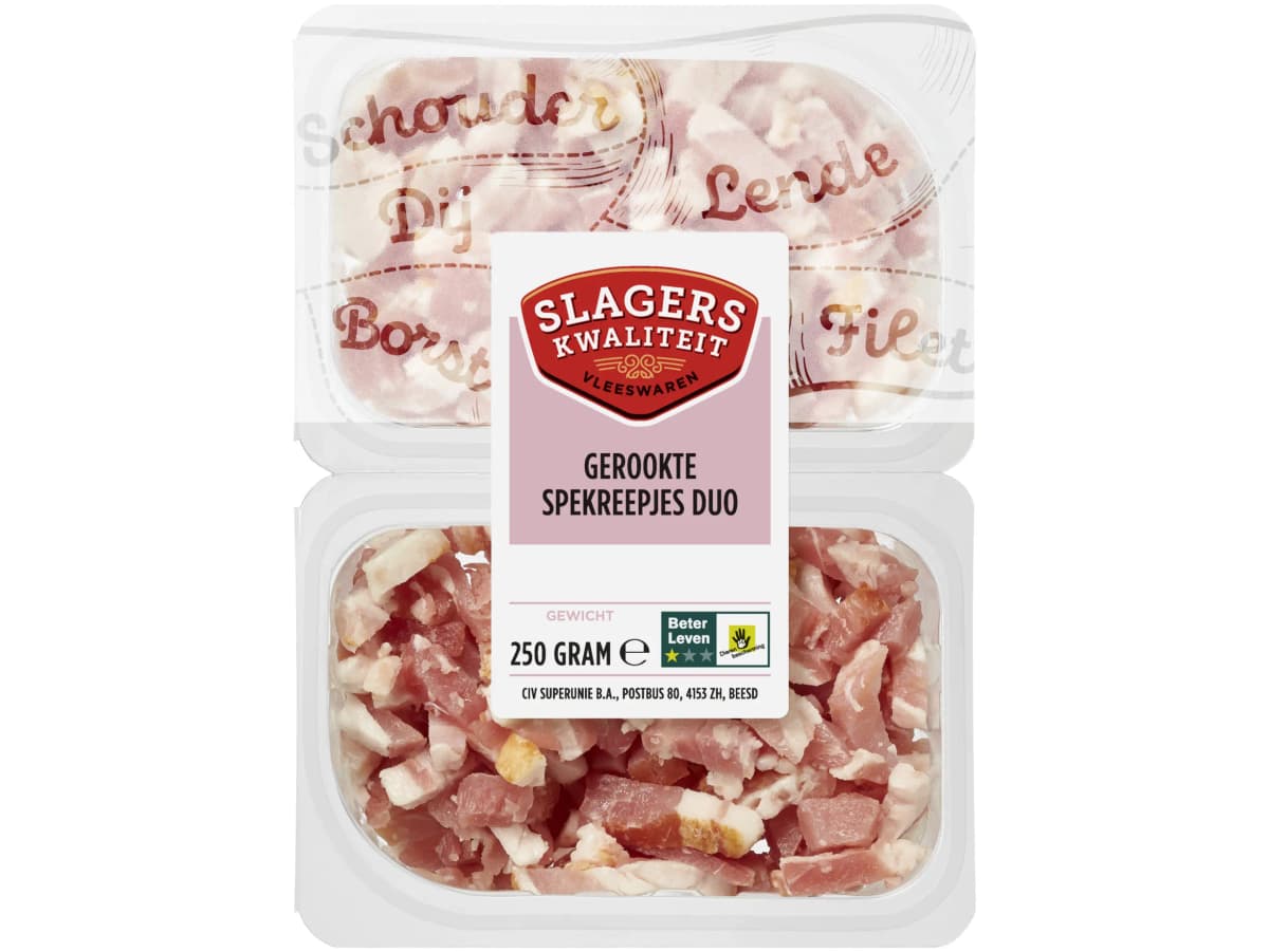 Gerookte spekreepjes