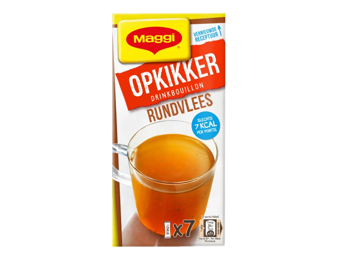 Opkikker drinkbouillon rundvlees