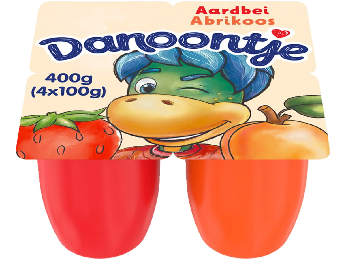 Kinder Fruitkwark Toetjes Aardbei Abrikoos Kinder Fruitkwark Toetjes Aardbei Abrikoos