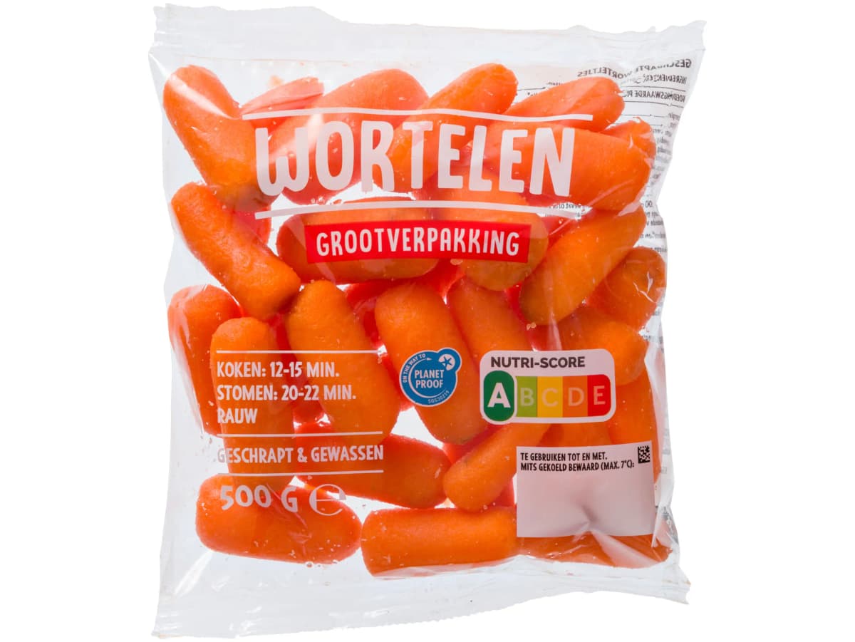 Worteltjes voordeelzak Worteltjes voordeelzak