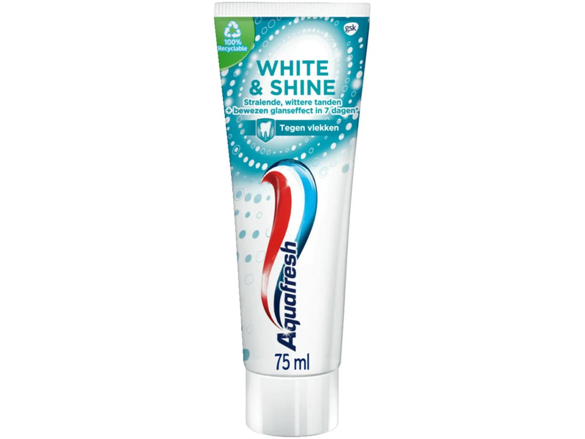 White & Shine tandpasta voor wittere tanden