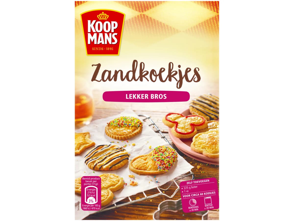 Mix zandkoekjes
