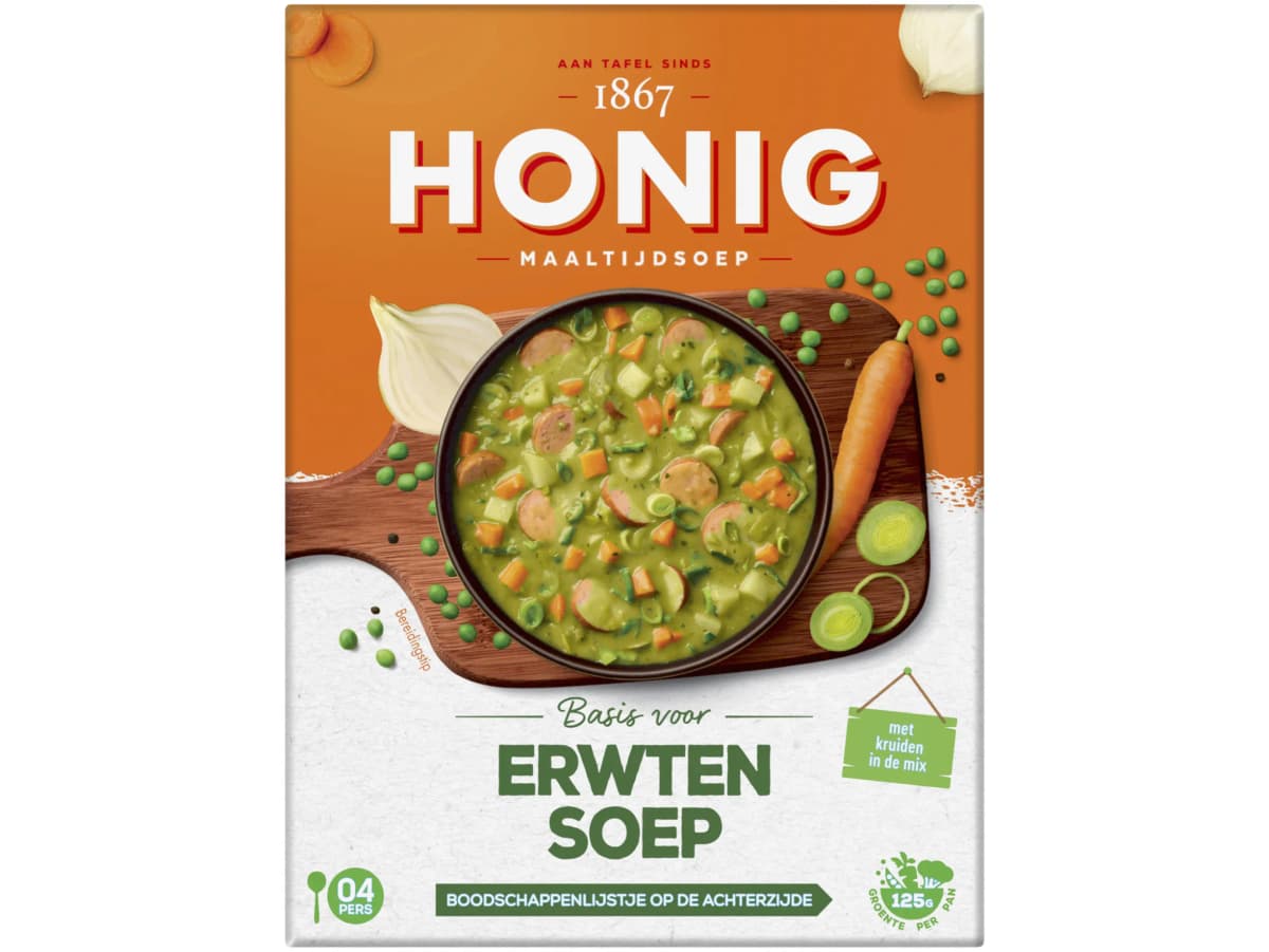 Maaltijdsoep erwten