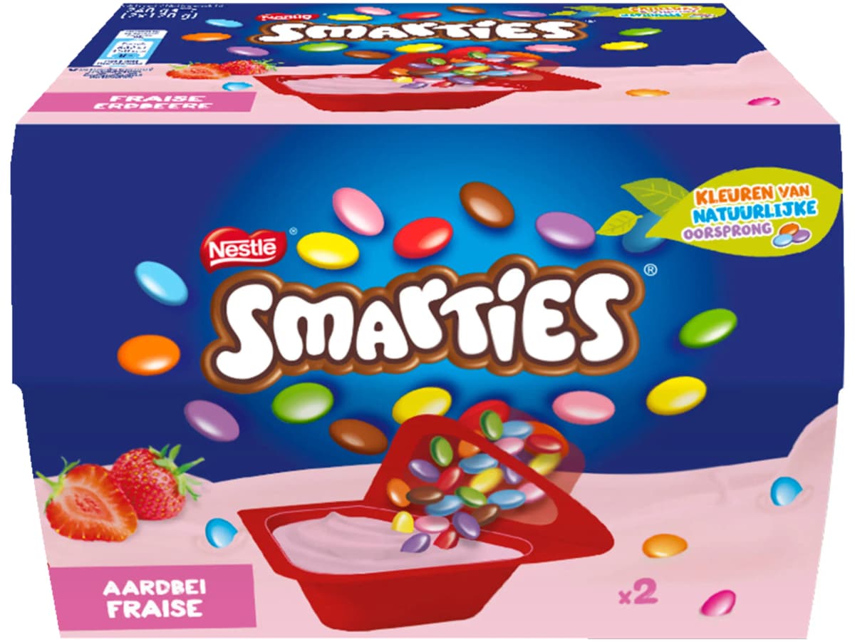 Yoghurt aardbei 2-pak
