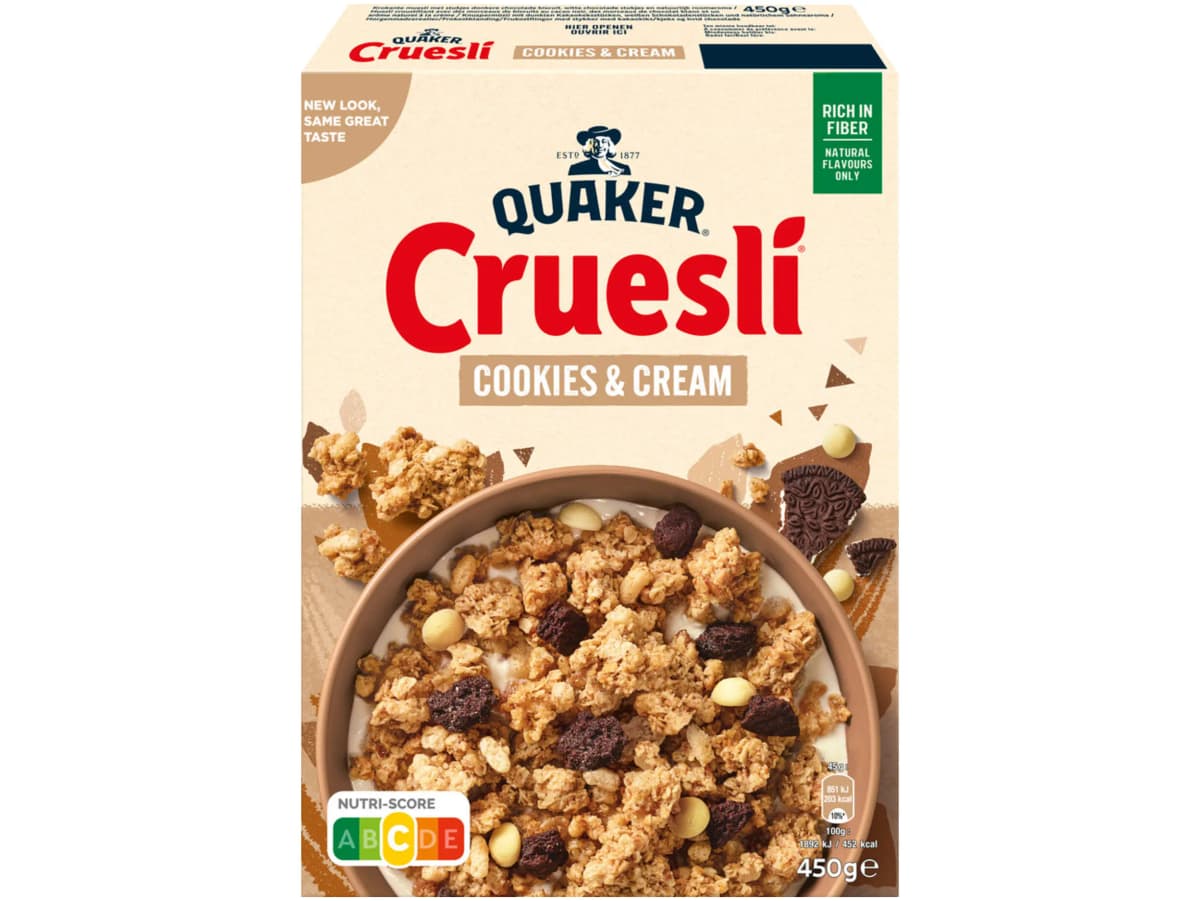 Cruesli cookies & cream