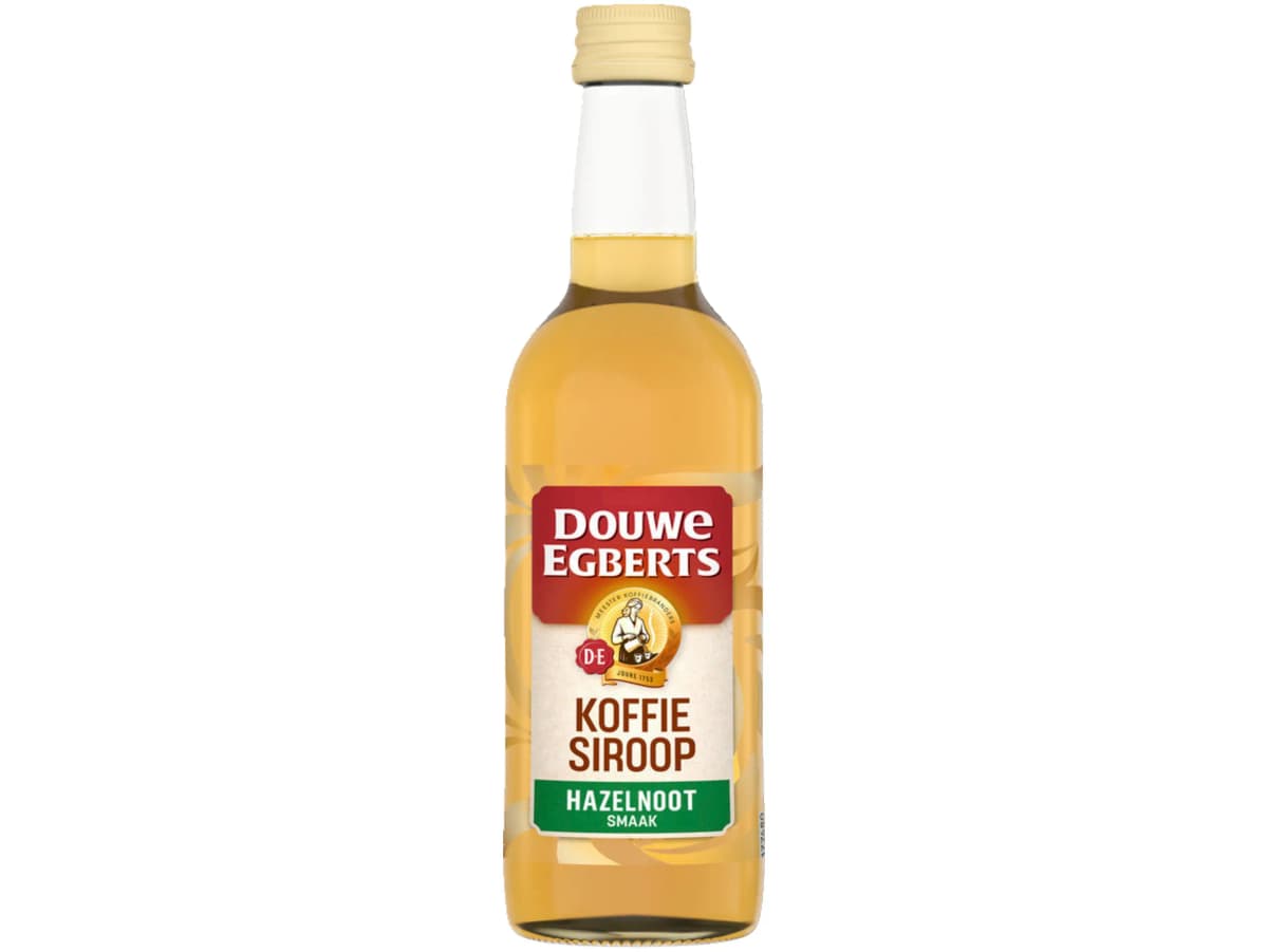 Hazelnoot koffiesiroop
