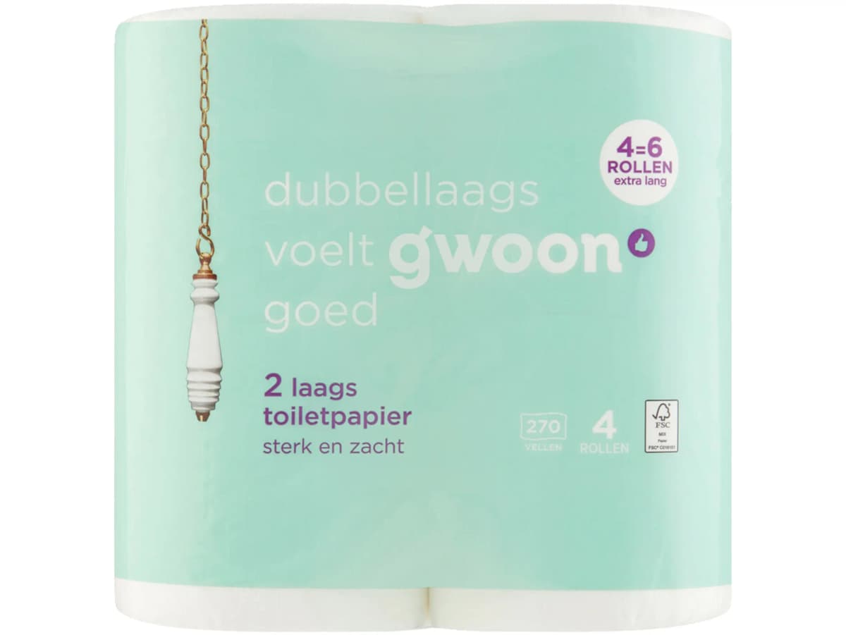 Toiletpapier 2 laags Toiletpapier 2 laags