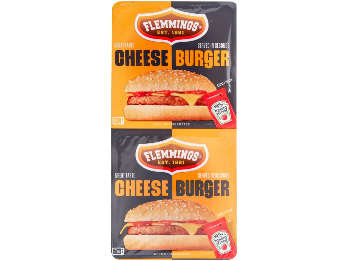 Broodje cheeseburger duo