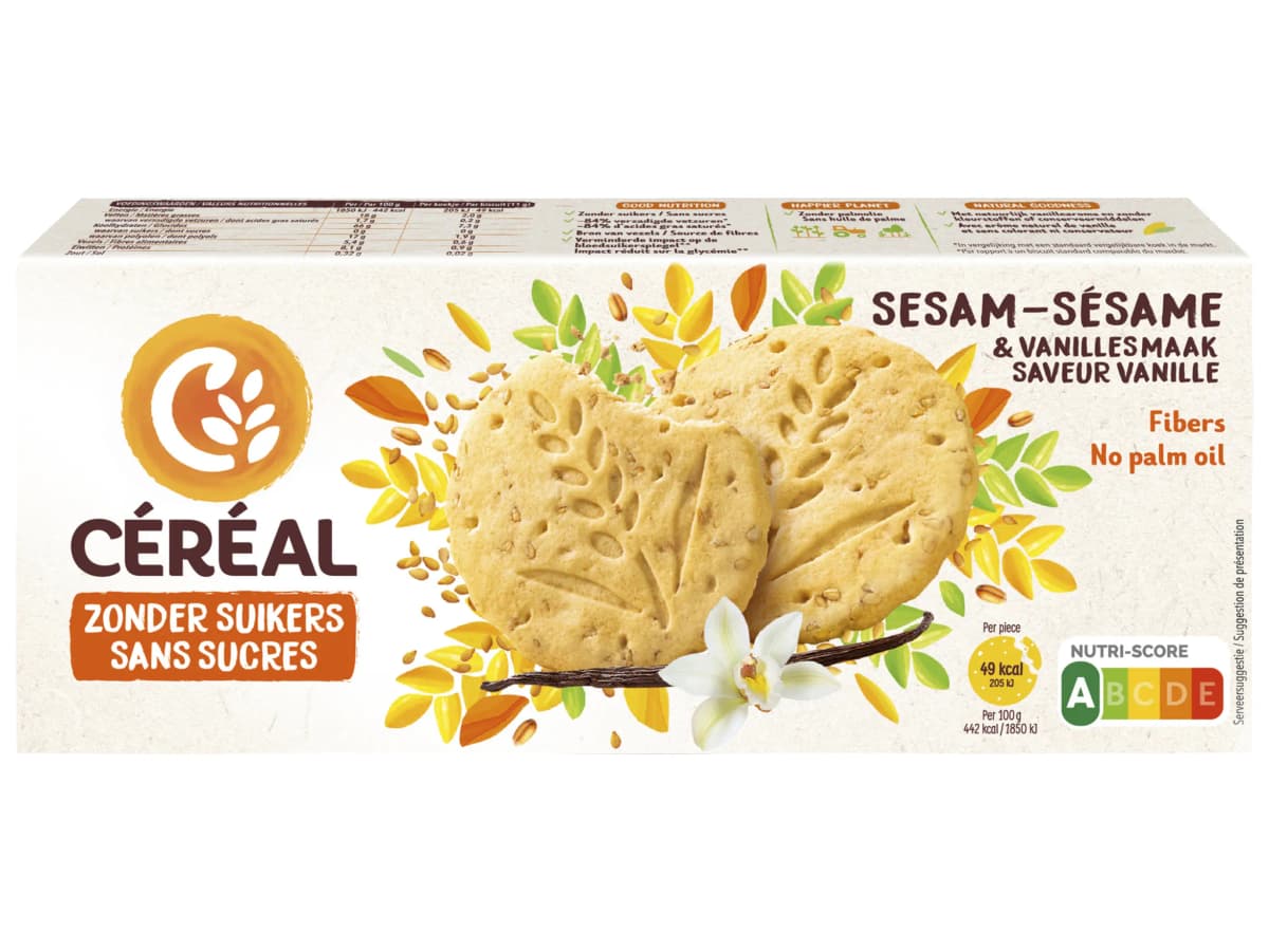 Sesam vanille koek Sesam vanille koek