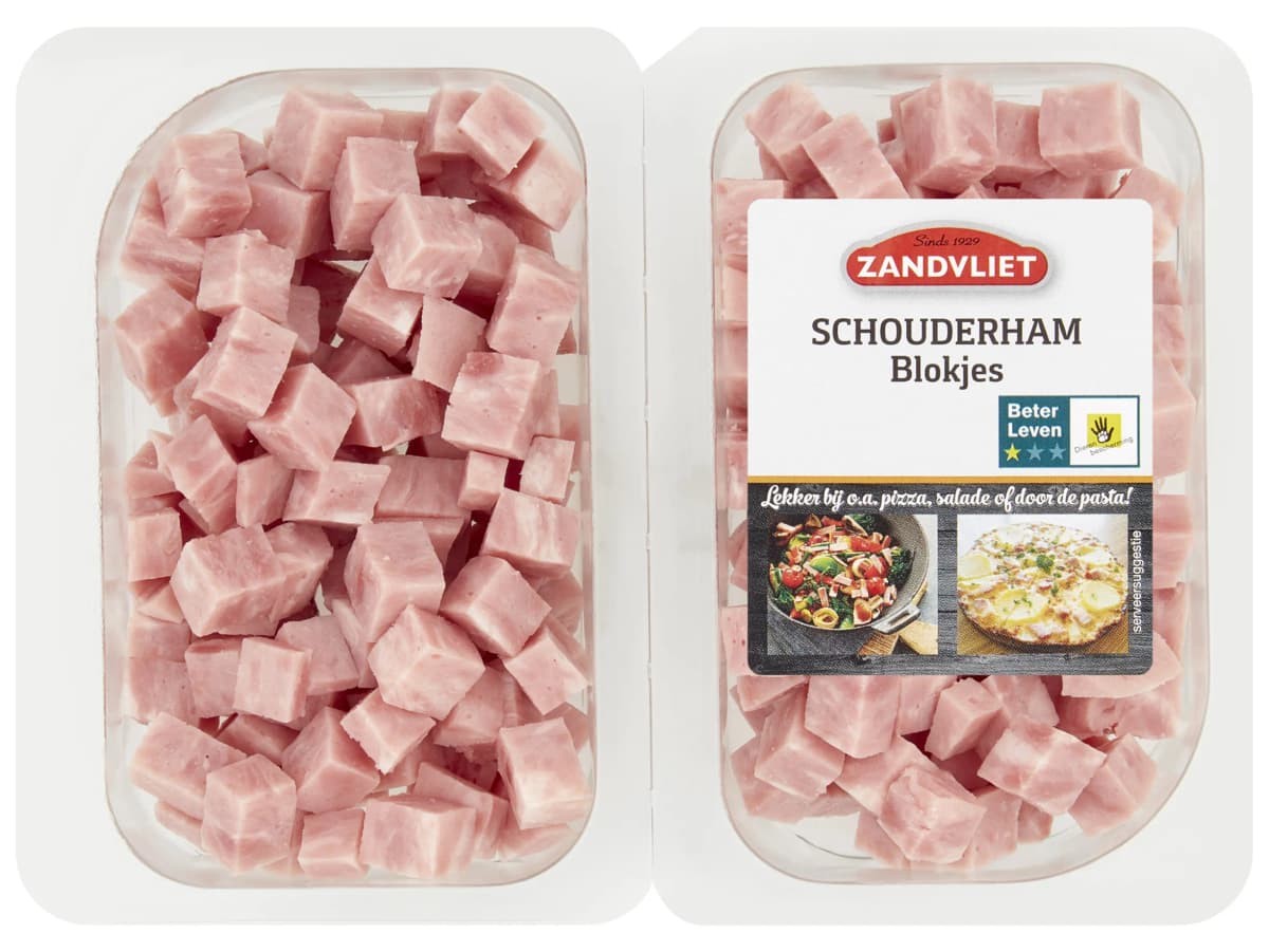 Schouderham blokjes