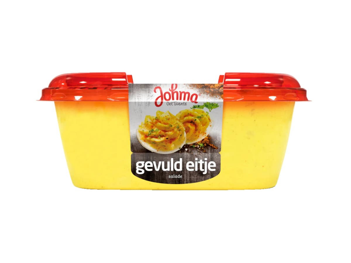 Gevuld eitje salade