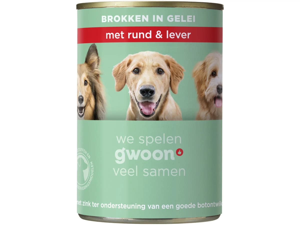 Brokjes in gelei met rund en lever