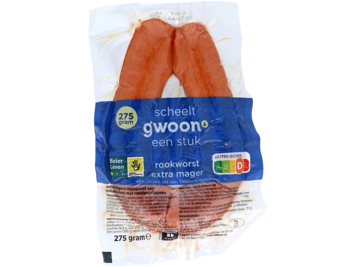 Extra magere rookworst