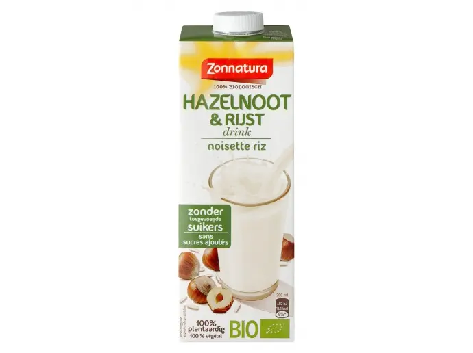 Rijst-hazelnoot drink Rijst-hazelnoot drink