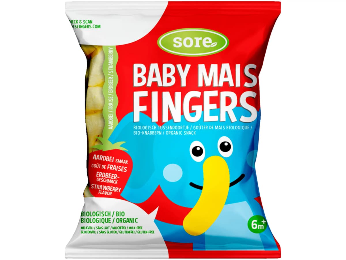 Baby maisfingers aardbei