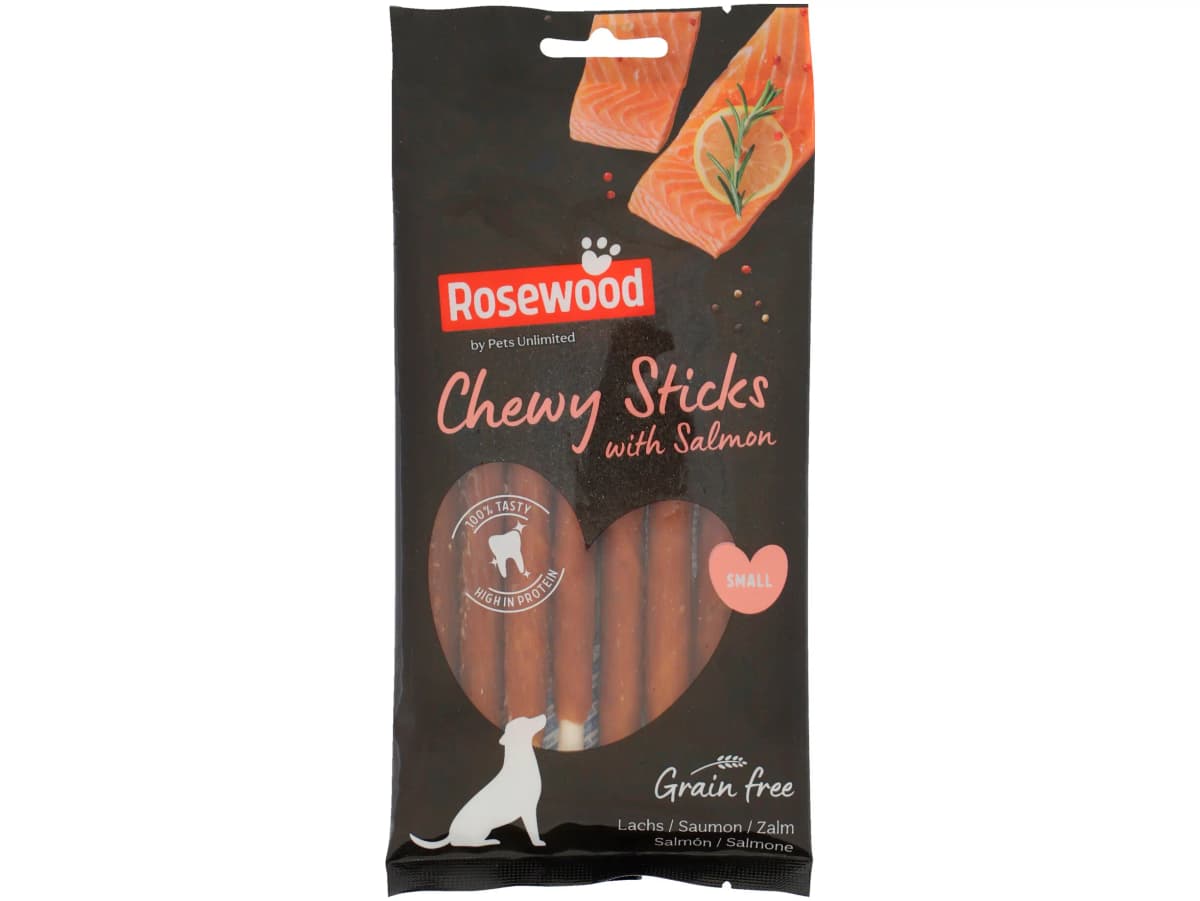Kauwsticks met zalm small Kauwsticks met zalm small