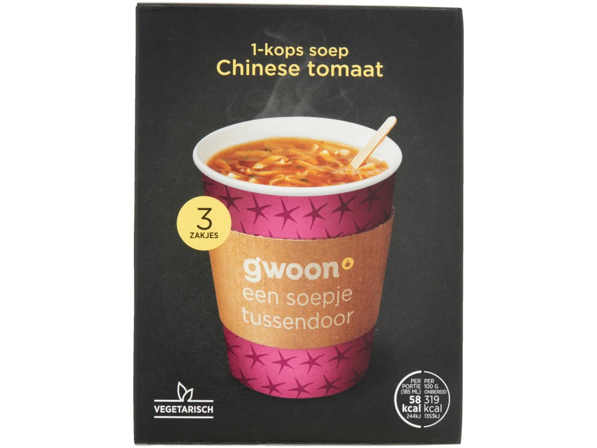 1-kopssoep Chinese tomaat
