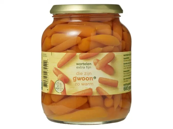 Wortelen extra fijn