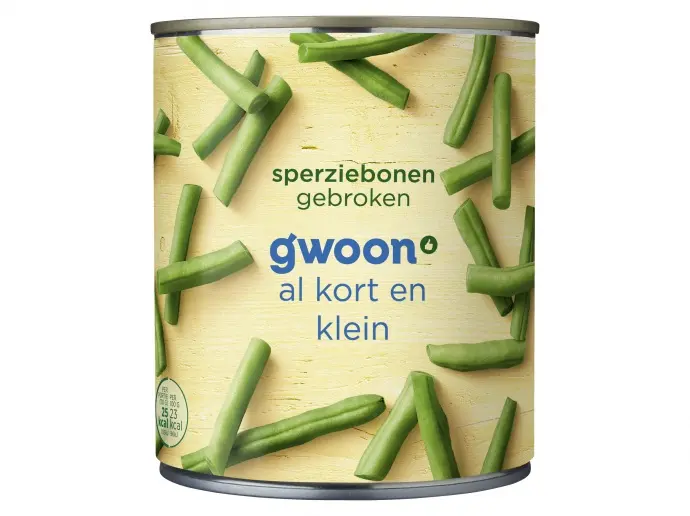 Sperziebonen gebroken