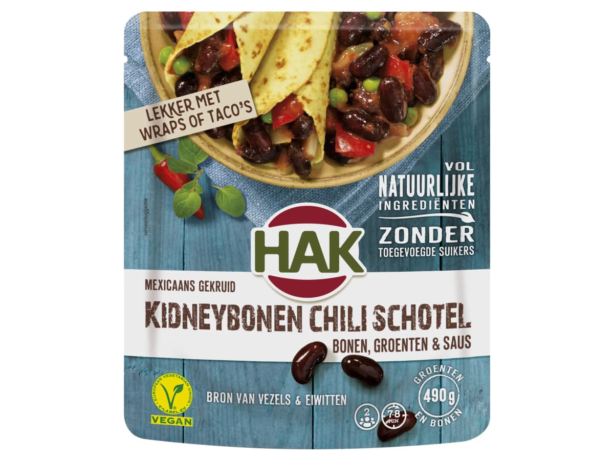 Kidneybonen chilischotel