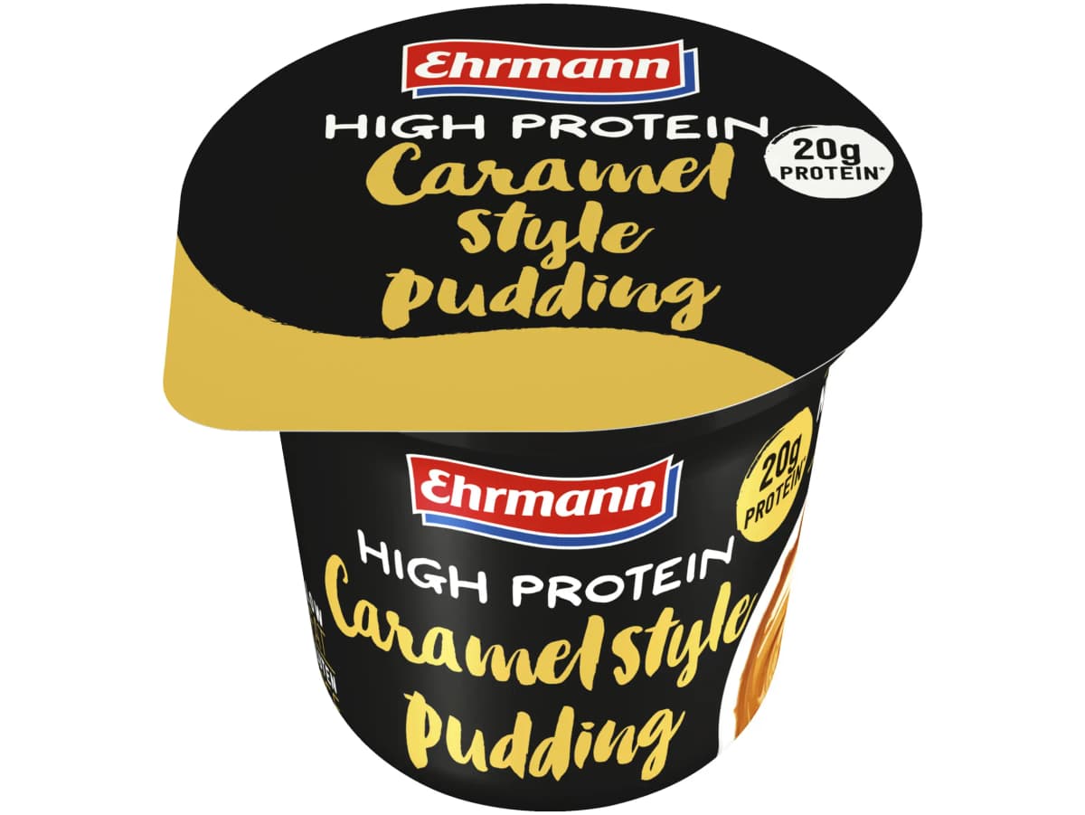 High protein pudding caramel High protein pudding caramel