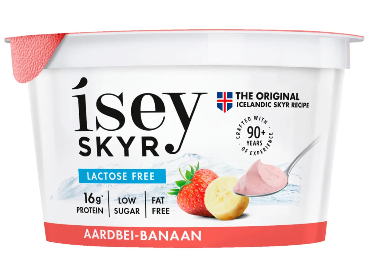 Skyr aardbei-banaan Skyr aardbei-banaan