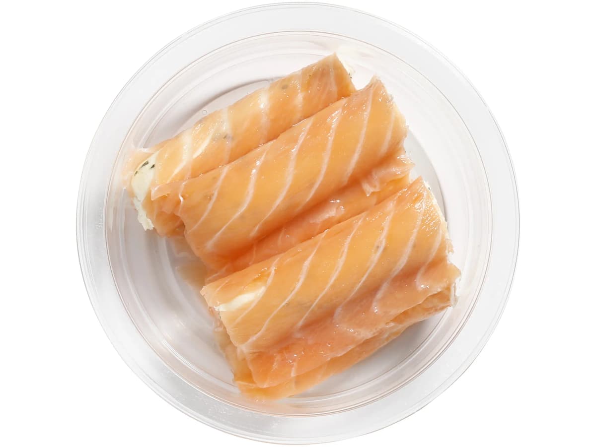 Zalmrolletjes roomkaas