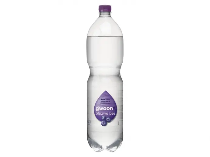 bruisend mineraalwater blauwe bes