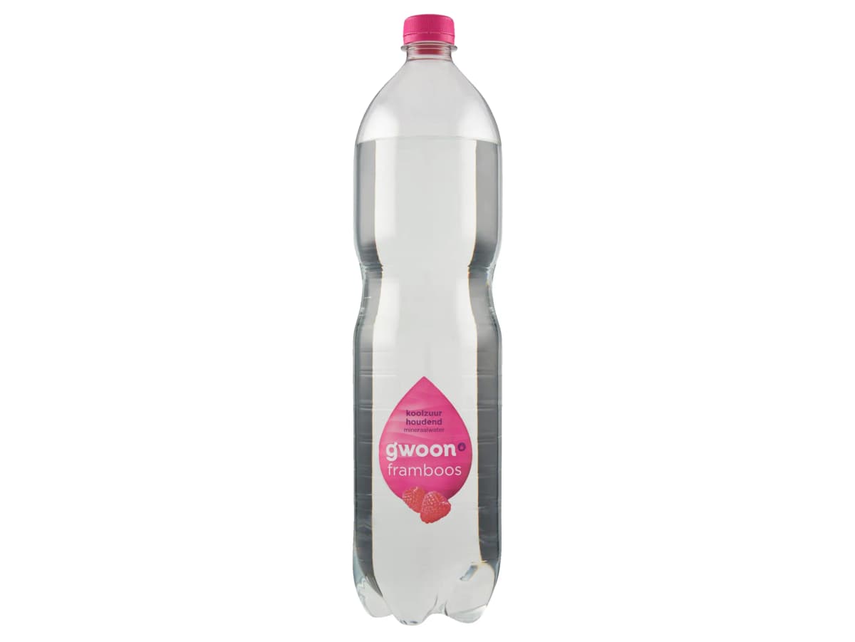 bruisend mineraalwater framboos