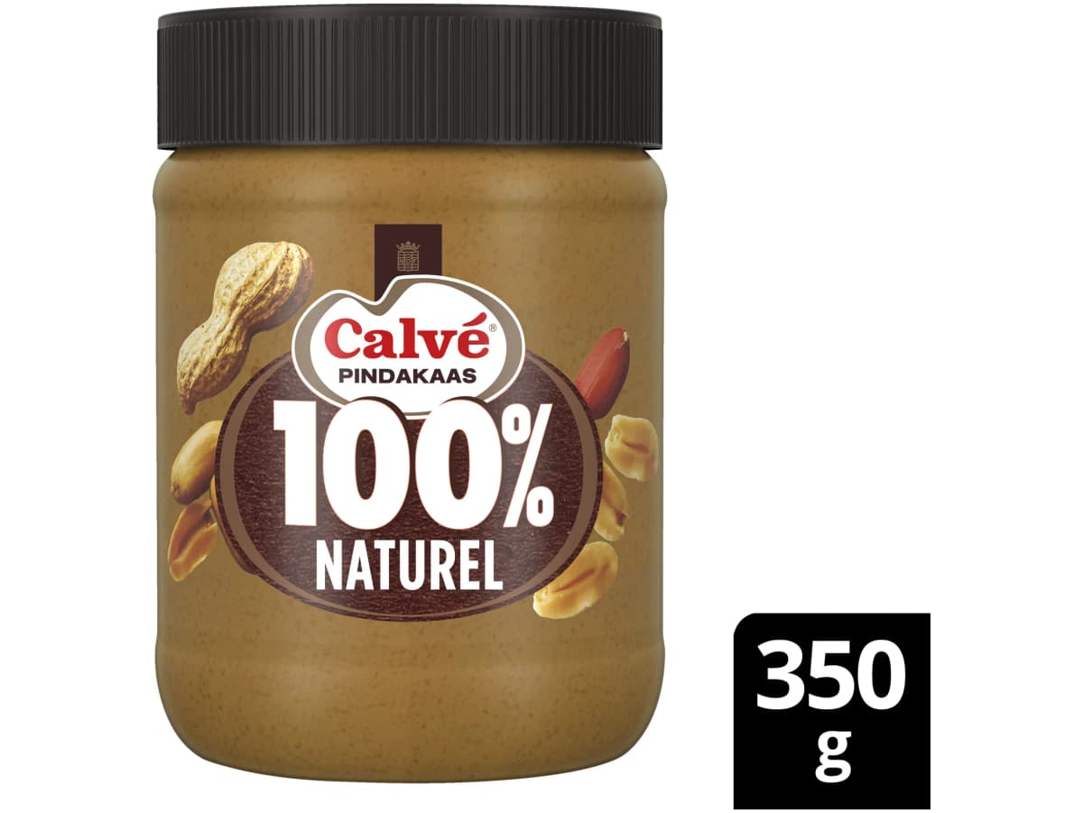 Pindakaas 100% Fijngemalen Pinda's