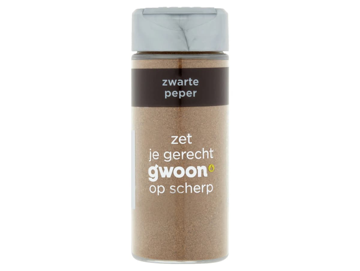 Zwarte peperpoeder