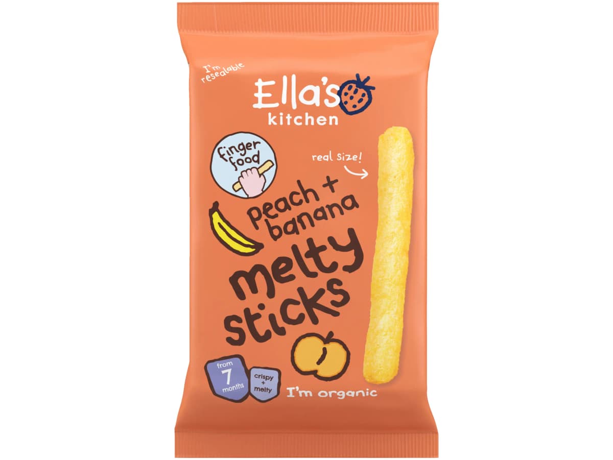Melty sticks peach 7 maanden