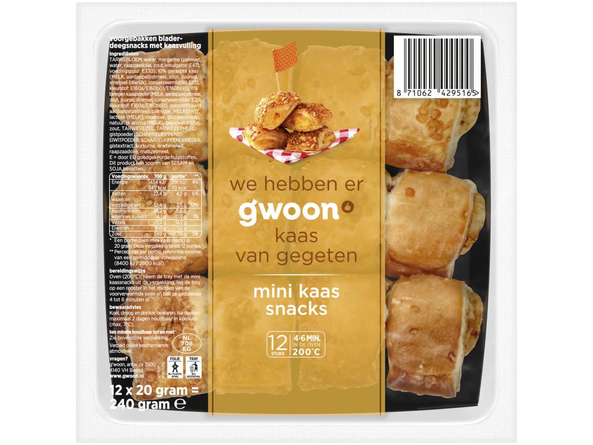 Mini kaassnacks