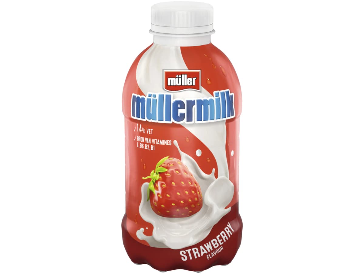 Aardbei mullermilk