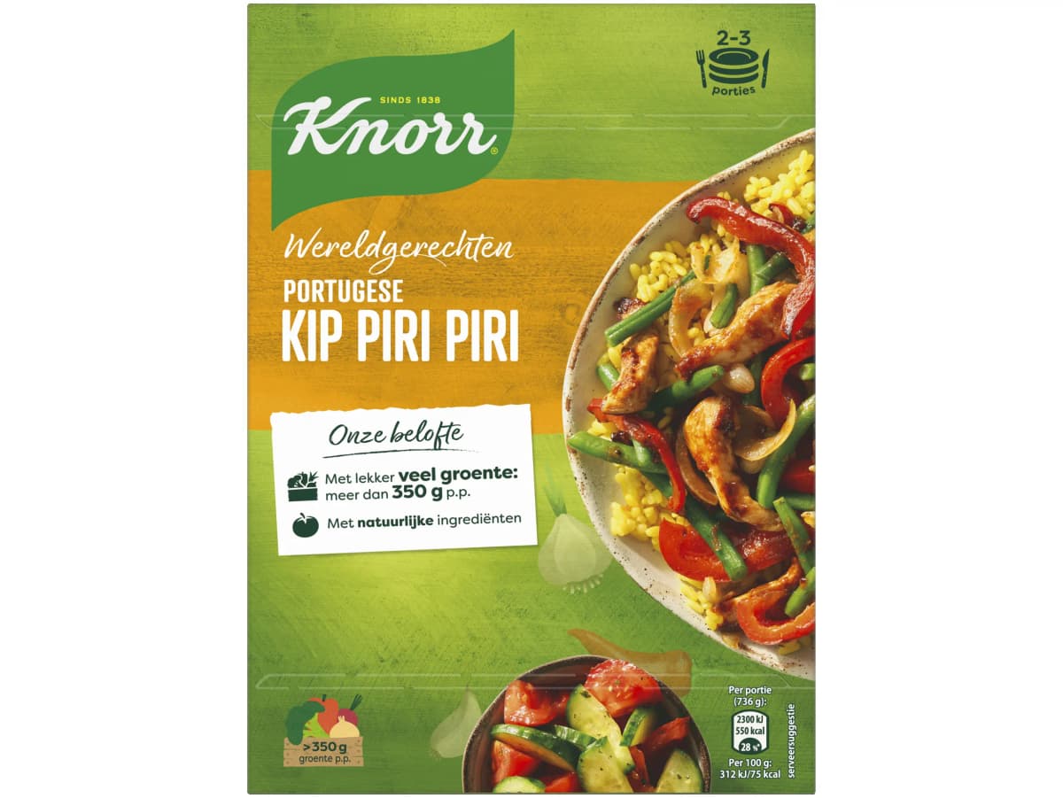 Wereldgerecht maaltijdpakket portugese kip piri piri
