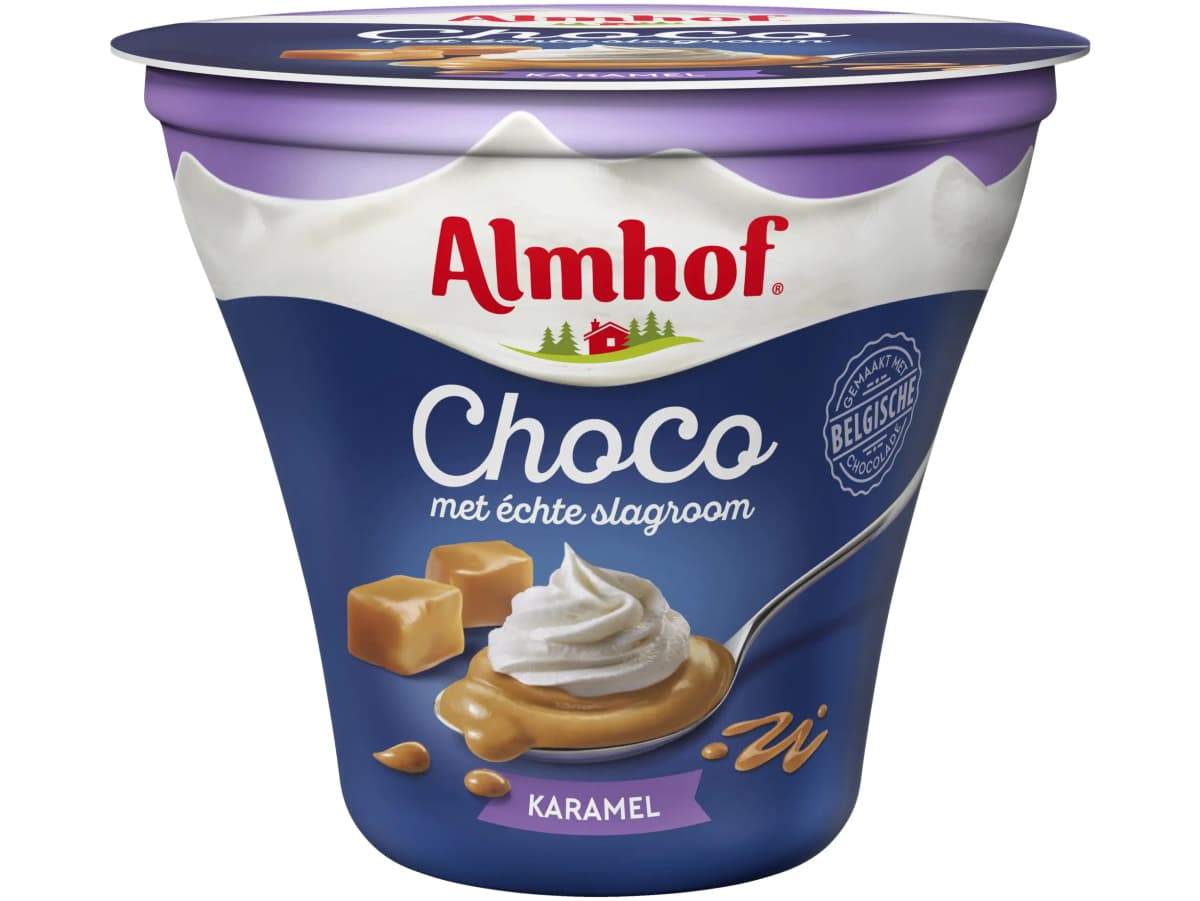 Choco met slagroom karamel