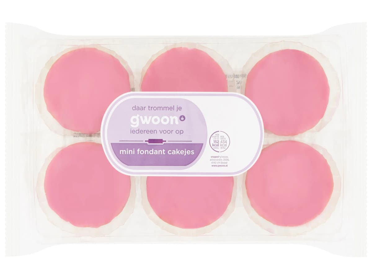 Mini roze koeken