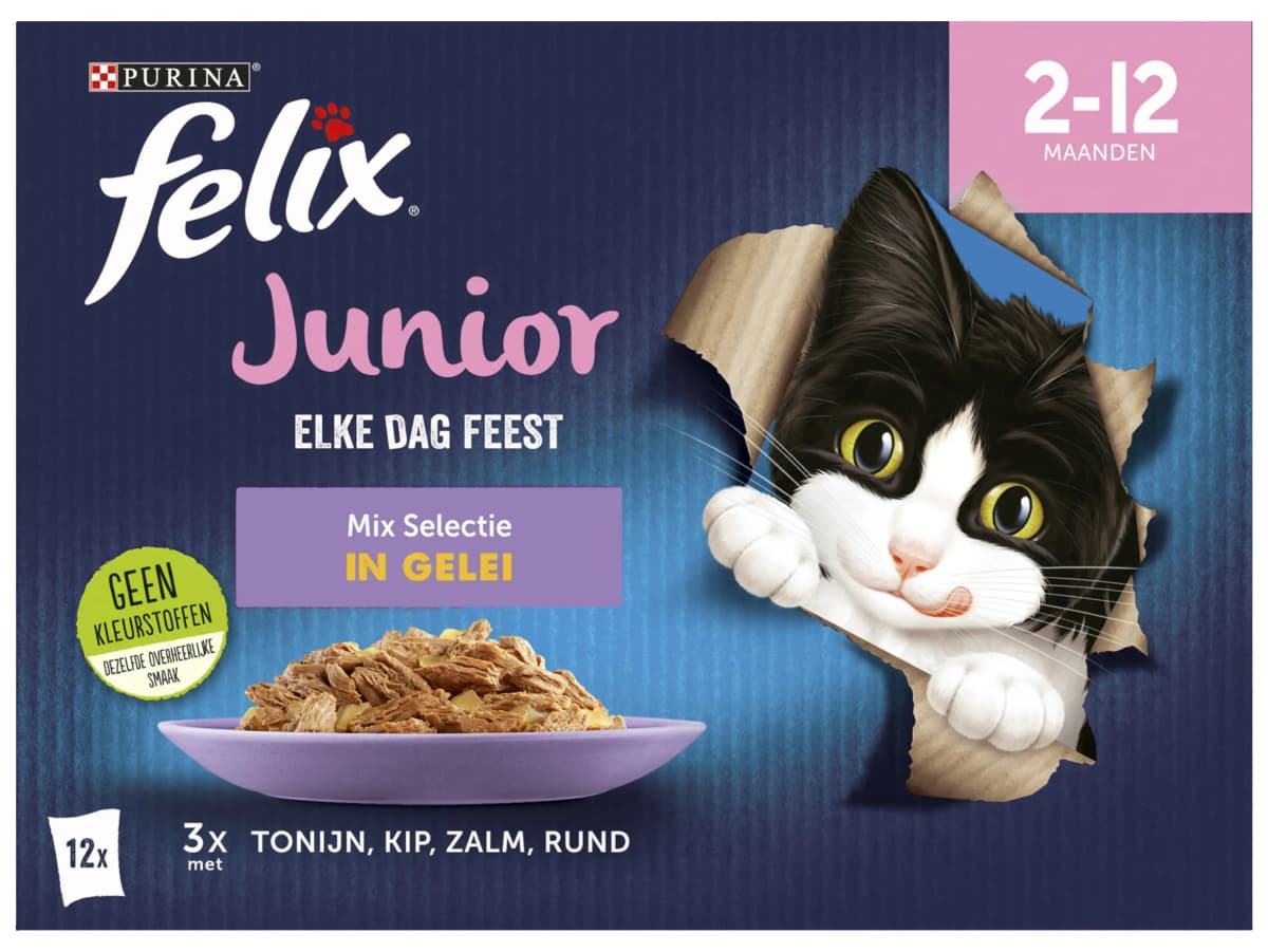 Elke Dag Feest kattenvoer junior