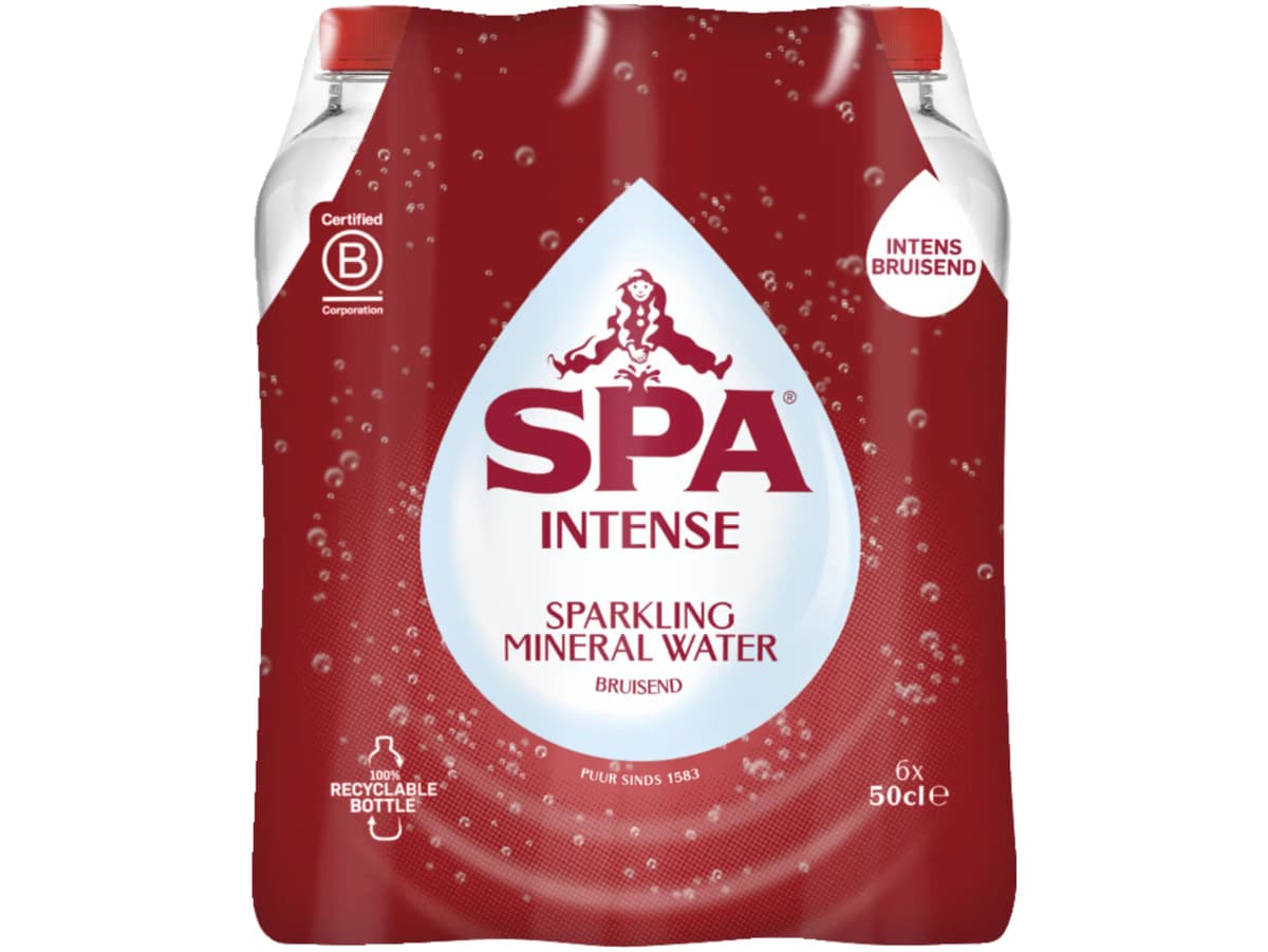 INTENSE Koolzuurhoudend Natuurlijk Mineraalwater 6x50cl