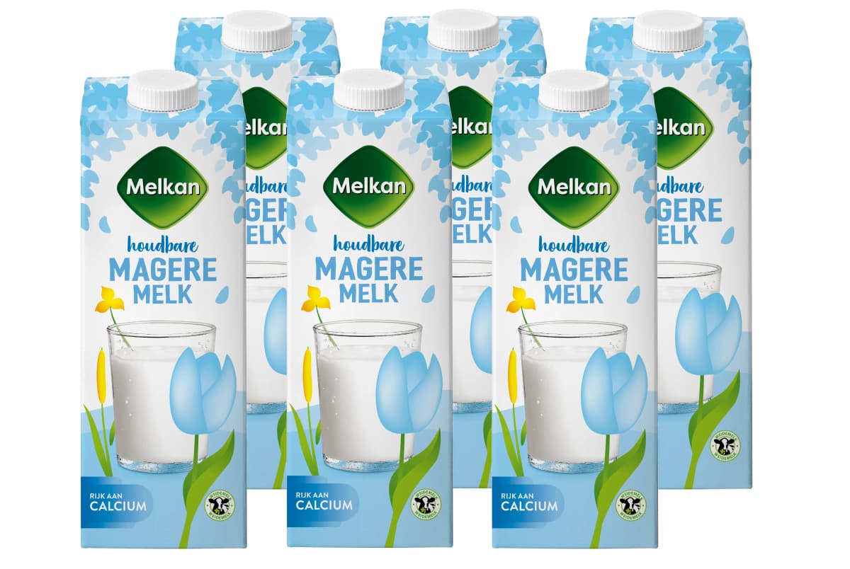 Voordeelverpakking magere melk houdbaar
