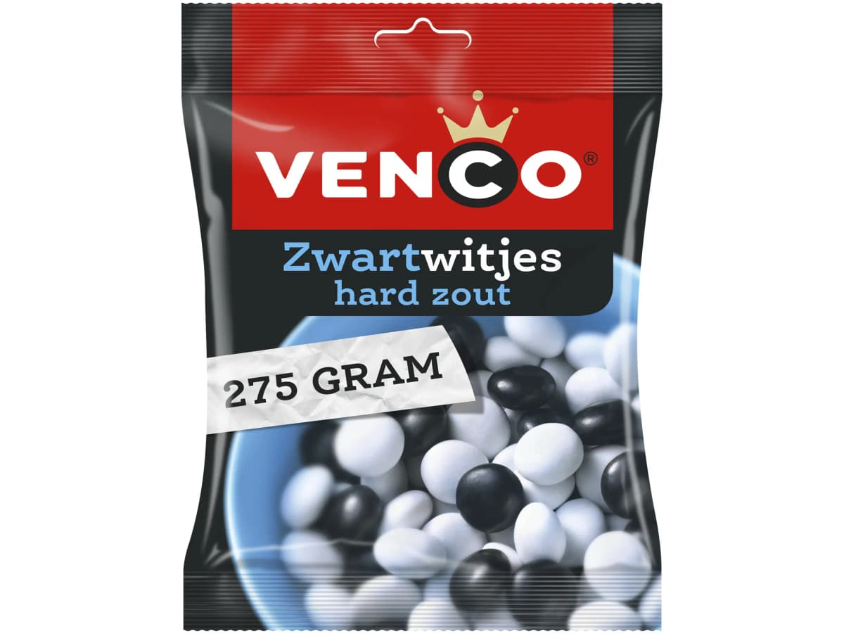 Zwartwitjes drop